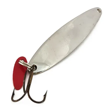 Vintage Bay de Noc Swedish pimple #6, 1/2oz Nickel fishing spoon #15232