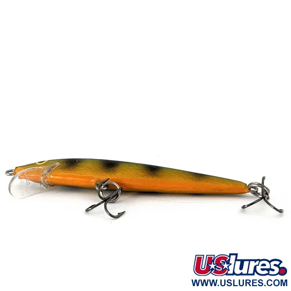 Vintage Rapala Original Floater F9, 1/8oz Fire Tiger fishing lure #15235