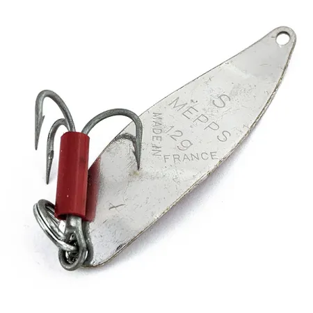 Vintage Mepps Syclops 1, 2/5oz Silver fishing spoon #15249