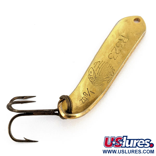 Vintage   Thomas EEL, 1/8oz Gold fishing spoon #15254