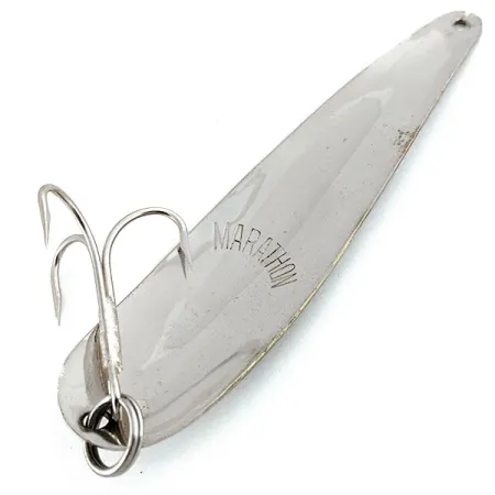 Vintage Marathon  Marathon, 3/5oz Nickel fishing spoon #15258