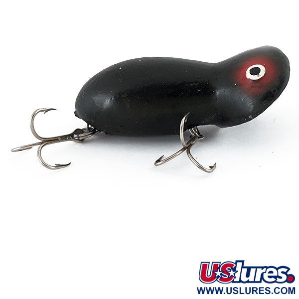Vintage  Burke Flexo-Products  Burke Flex Plug , 1/2oz Black fishing lure #15268