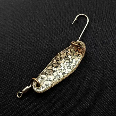 Vintage Martin Tackle RMA Reel Magic, 3/64oz Silver / Glitter fishing spoon #15281