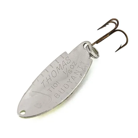 Vintage Thomas Buoyant UV, 3/16oz Chartreuse fishing spoon #15283