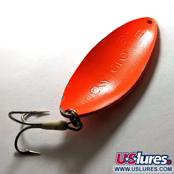 Vintage  Mack's Lures ​Mack's Lure Lucky Glo, 3/4oz  fishing spoon #15287