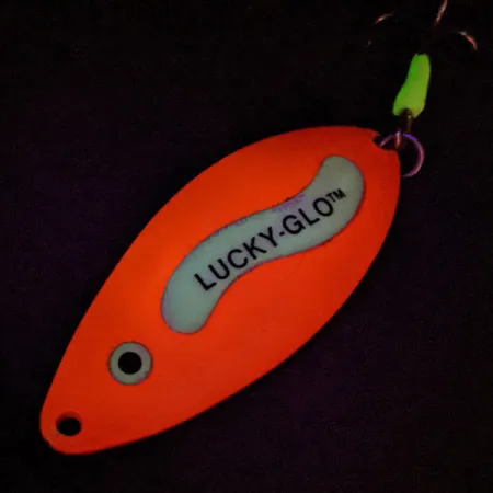 Vintage Mack's Lures ​Mack's Lure Lucky Glo, 3/4oz fishing spoon #15287