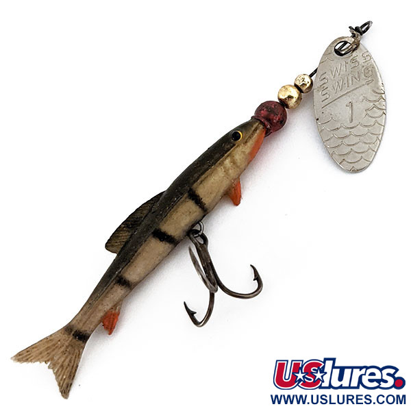 Renosky Lures Mirror Image Flash Trolling Spoon, Natural Perch 