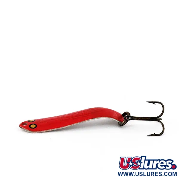 Vintage   Thomas EEL, 1/8oz Red / White fishing spoon #15309