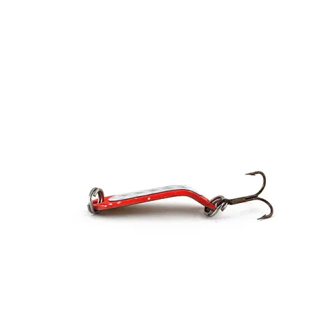 Vintage Luhr Jensen Hus-lure, 1/16oz Red / Brass fishing spoon #15314