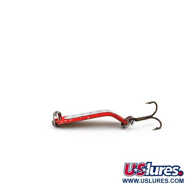 Vintage Luhr Jensen Hus-lure, 1/16oz Red / Brass fishing spoon #15314