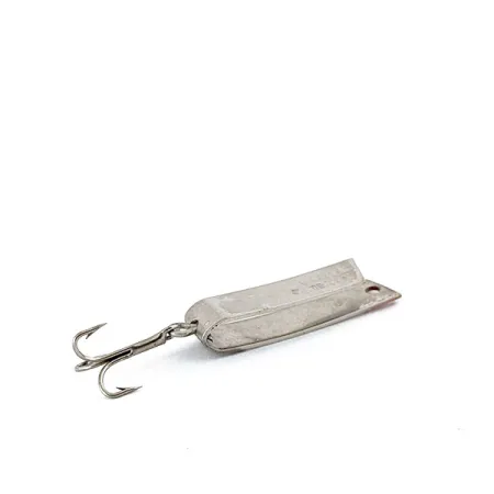 Vintage South Bend  Super-Duper 501, 3/32oz Nickel / Red fishing spoon #15315