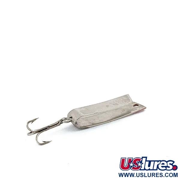 Vintage   South Bend  Super-Duper 501, 3/32oz Nickel / Red fishing spoon #15315