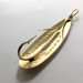 Vintage   Weedless Johnson Silver Minnow, 1/3oz Gold fishing spoon #15321