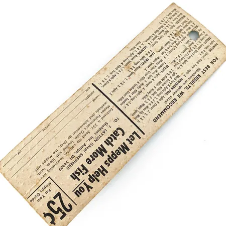 Vintage Mepps Aglia 2 (1980s), 3/16oz Silver / Black / White spinning lure #15345