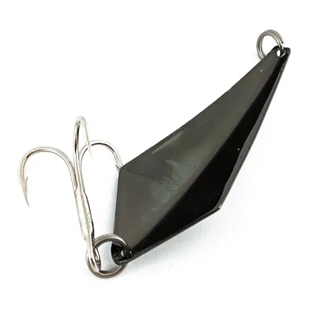 Vintage Rebel Arrowhead, 3/5oz Black fishing spoon #16109