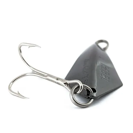 Vintage Rebel Arrowhead, 3/5oz Black fishing spoon #16109