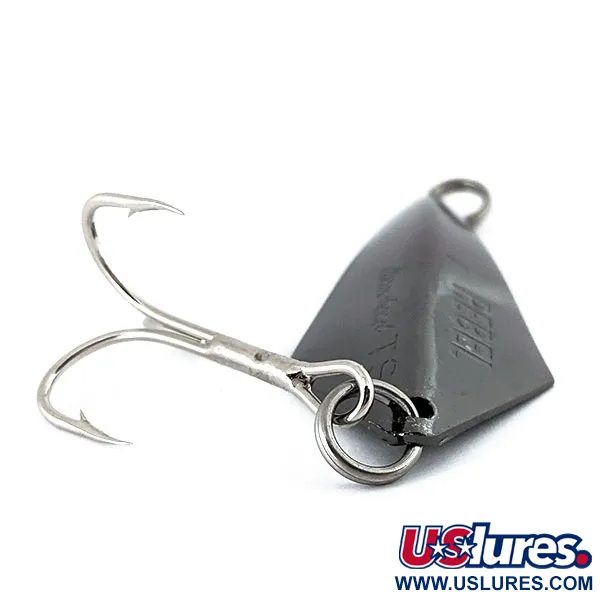 Vintage   Rebel Arrowhead, 3/5oz Black fishing spoon #15356