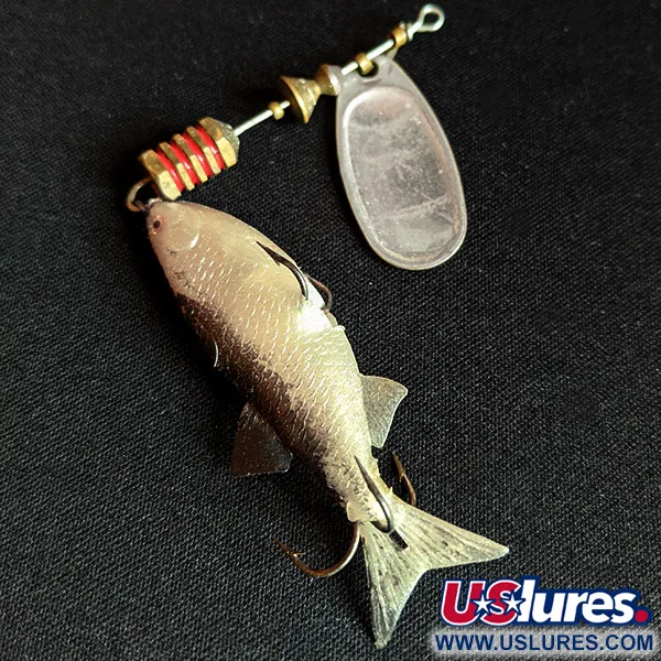 Vintage   Mepps Comet Mino 3, 1/3oz Silver spinning lure #15370