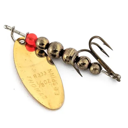 Vintage Thomas EP Spinn, 3/16oz Gold spinning lure #15895