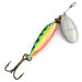 Vintage   Matzuo FinSpin, 1/4oz Fire Tiger / Nickel spinning lure #15377