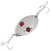 Vintage  Hofschneider Red Eye Wiggler, 1oz Nickel fishing spoon #15731