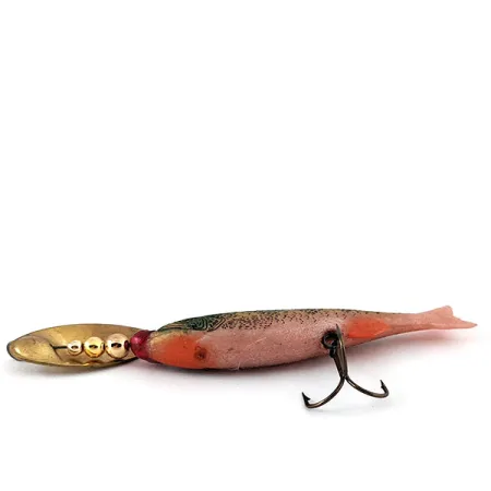 Vintage Renosky Lures Renosky Sonic Swing Minnow, 1/4oz Gold spinning lure #15388
