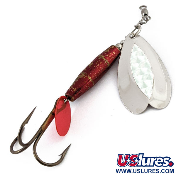 Shur Luk #509 Red Heart Wood Fly Rod Fishing Lure Garrett Indiana Lure