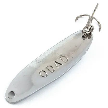 Vintage Unknown ODAD, 2/5oz Nickel fishing spoon #15396