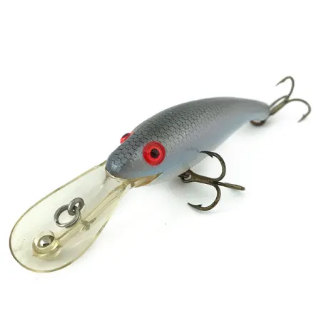 Vintage Cotton Cordell Wally Diver, 1/2oz Silver fishing lure #15405