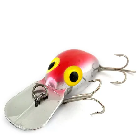 Vintage Brad’s Killer ​Magnum Wiggler, 3/4oz Nickel / Pink fishing lure #15440