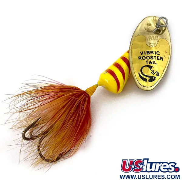 Vintage  Yakima Bait Vibric Rooster Tail, 2/5oz  spinning lure #15441