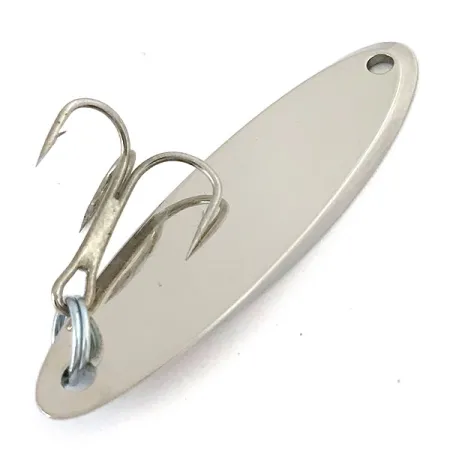Vintage Acme Kastmaster, 1/4oz Nickel / Blue fishing spoon #15455