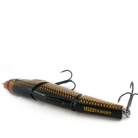 LiveTarget  Live Target Swimbait Slow Sink, 2 1/2oz Gold fishing lure #15465
