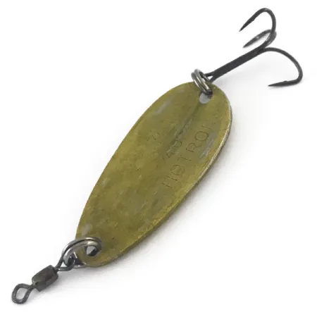Vintage Luhr Jensen ​Les Davis Hotrod, 1/4oz Brass fishing spoon #15476
