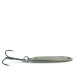 Vintage   Hopkins Shorty 75 Jig Lure, 3/4oz Hammered Nickel fishing spoon #15485