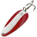Vintage  Eppinger Dardevle Dardevlet, 3/4oz Red / White / Nickel fishing spoon #15512