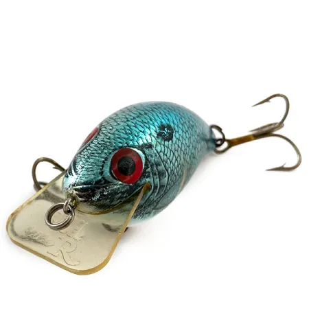 Vintage ​Rebel Wee R, 1/3oz Blue Metallic fishing lure #15520