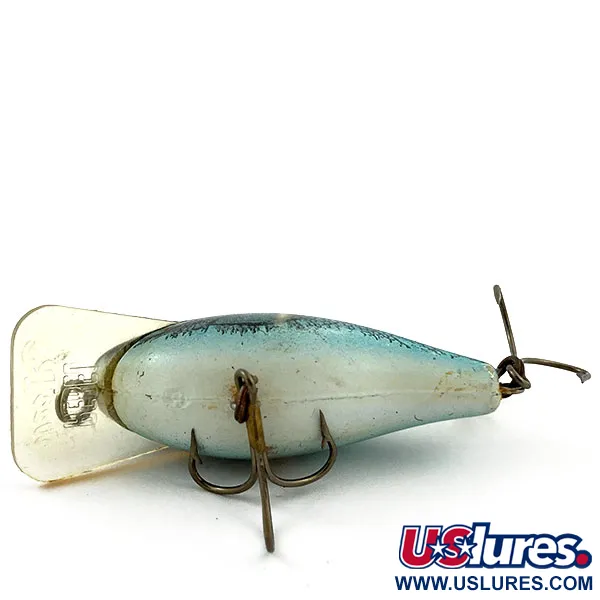Vintage ​Rebel Wee R, 1/3oz Blue Metallic fishing lure #15520