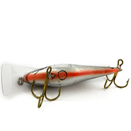 Vintage Lazy Ike Natural Ike, 1/2oz Silver fishing lure #15525