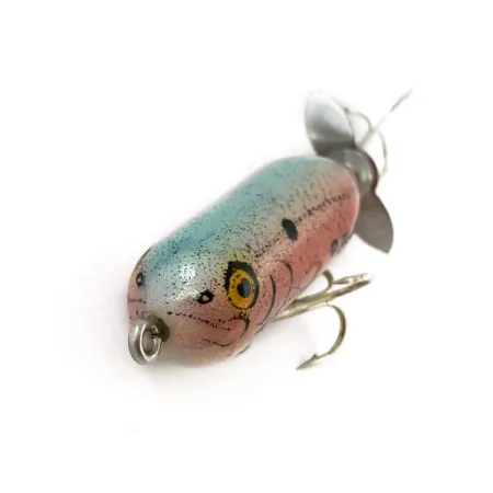 Vintage Heddon Teeny Torpedo, 3/32oz G Finish Reflective Coating fishing lure #15527