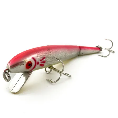 Vintage Cotton Cordell Red Fin Jointed, 1/2oz fishing lure #15528