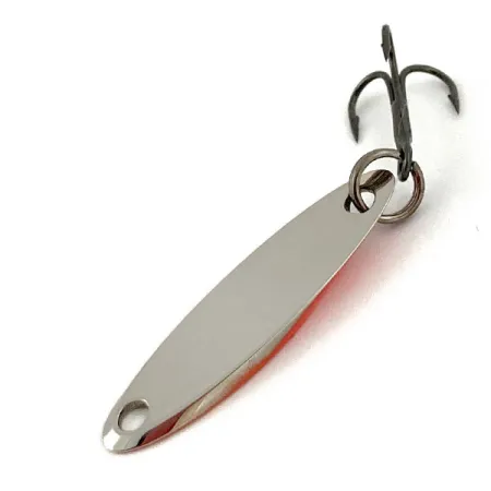 Vintage Acme Kastmaster, 3/32oz Nickel / Red fishing spoon #15533