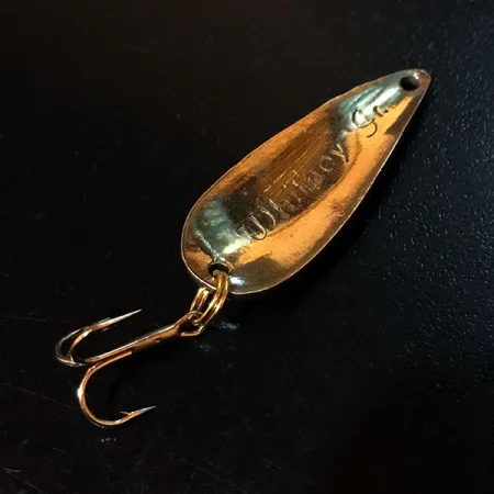 Vintage Other Whitney Jr, 3/16oz Hammered Brass fishing spoon #15540