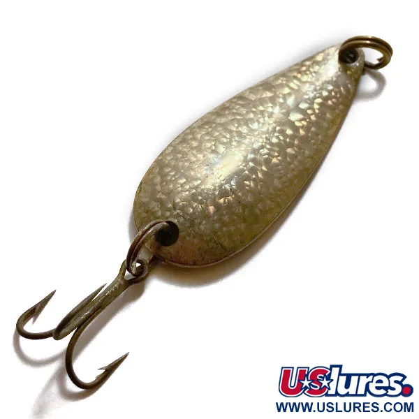Vintage  Eppinger Dardevle Spinnie Crystal, 1/3oz Crystal (Golden Scale), fishing spoon #15546