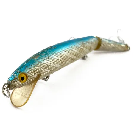 Vintage Rebel Floater Jointed J12, 1/3oz Silver / Blue fishing lure #15551
