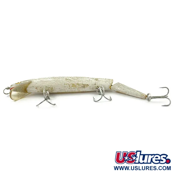 Vintage   Rebel Floater Jointed J12, 1/3oz Silver / Blue fishing lure #15551