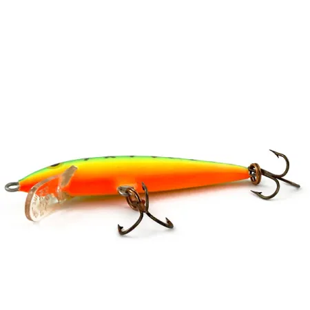 Vintage Rapala Original Floater F7, 1/8oz Fire Tiger fishing lure #15553