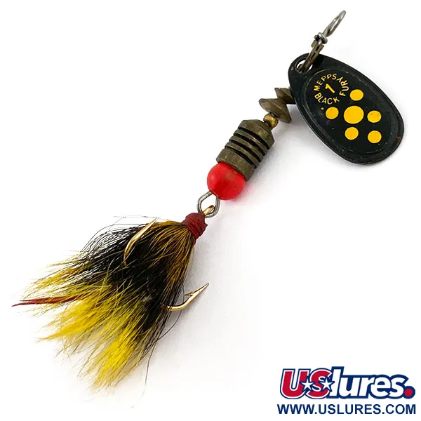 Mepps Black Fury 1 Dressed (squirrel tail)