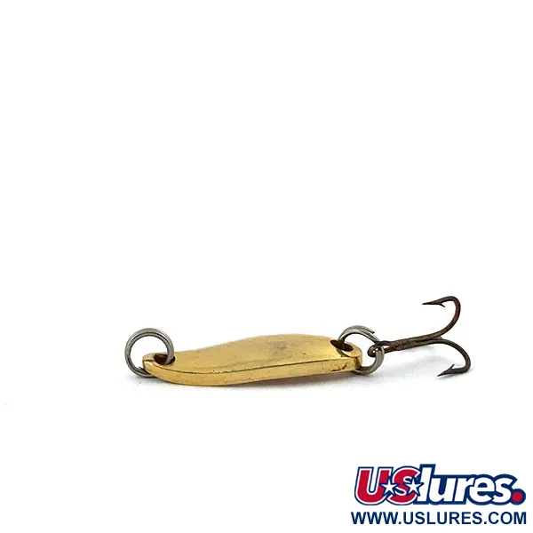 Vintage Acme Fiord Chunky, 3/32oz Gold fishing spoon #15585