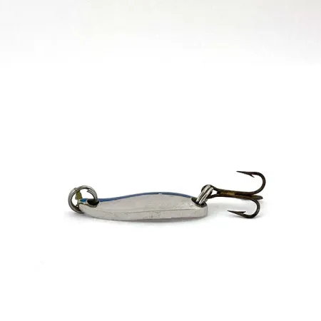 Vintage Acme Fiord Chunky, 3/32oz Nickel / Blue fishing spoon #15586